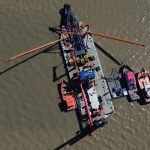 Estado de Río Grande inició dragado de canal Sâo Gonçalo