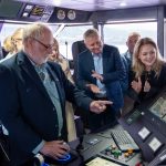 Ferry eléctrico «China Zorrilla» de Buquebus realizó su primera prueba de motor