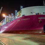 Buque «ONE Synergy» arribó a Montevideo en viaje inaugural