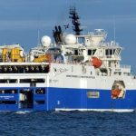 Buque sísmico «BGP Prospector» arribó al puerto de Montevideo
