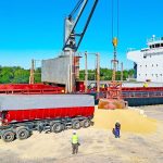 Concepción del Uruguay suma embarques de graneles y madera, mientras acopia maíz y arroz