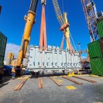 Montevideo operó transformador de 205 toneladas con destino a Paraguay para industria de criptominería