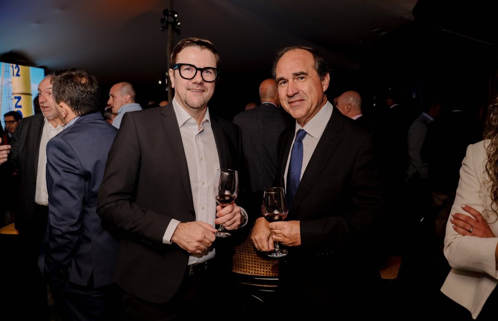 Laudemir Mitterer (Liebherr) y Marcelo Massa (Kalmar) | Foto: Montecon